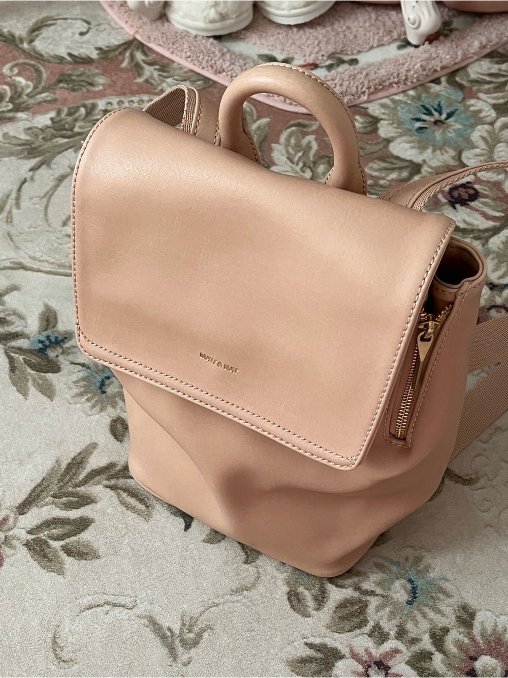 Matt & Nat Peach Blush Mini Backpack